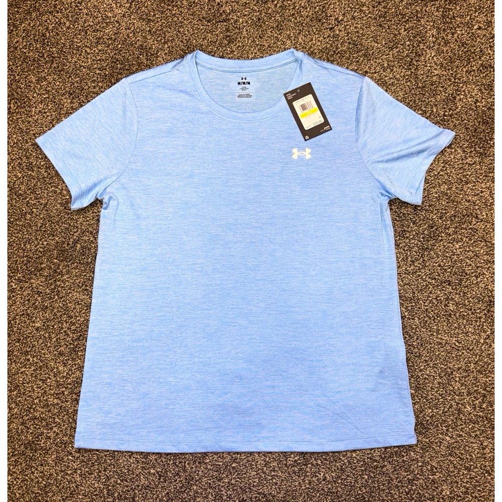 Under Armour Tech Twist Short Sleeve Tee Blue Women's Medium NWT 1384230